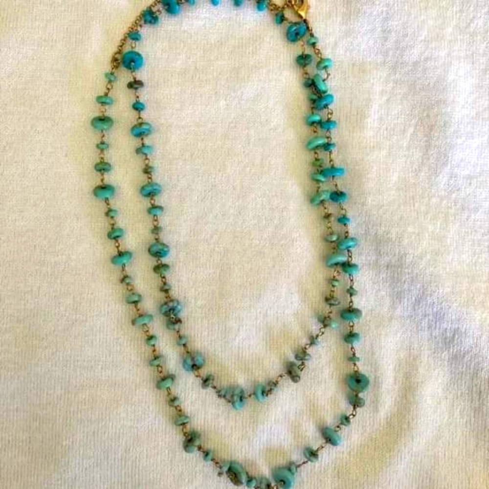 Stella and Dot Turquise Layering Necklace